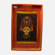 Nirguna: She Who Is Beyond All Three Gunas Wooden Tray - Love Rocks